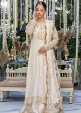 Azure Embroidered Chiffon Unstitched 3 Piece Suit - 07